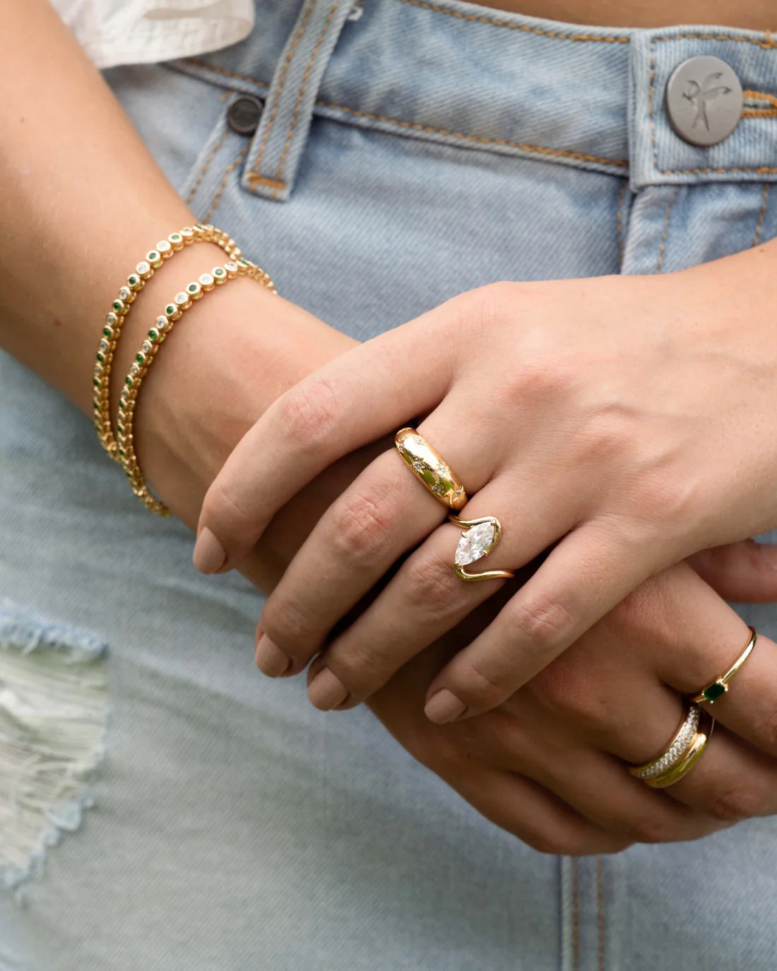 Nova Swirl Ring