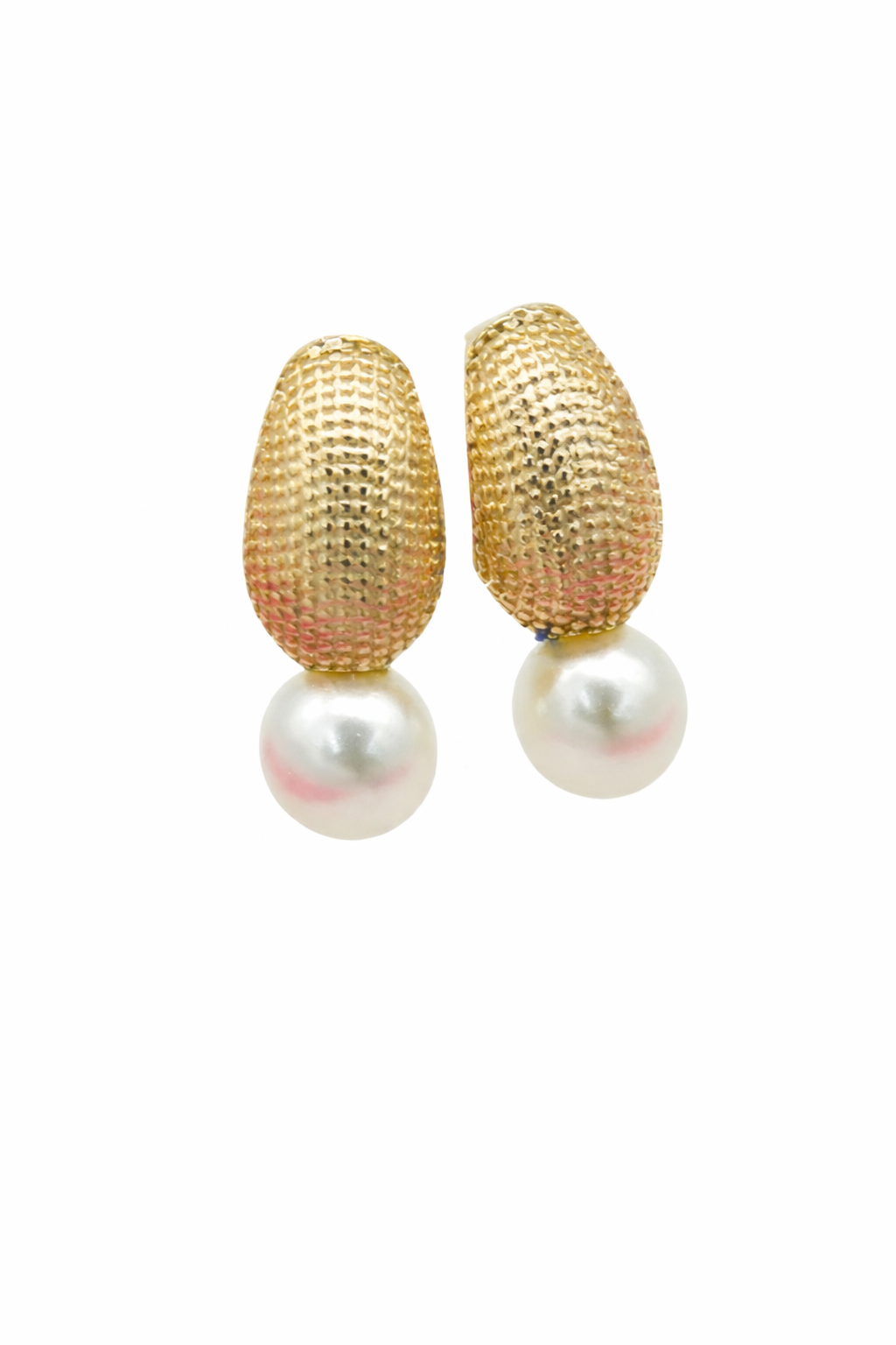 Regalia Textured Oval Studs
