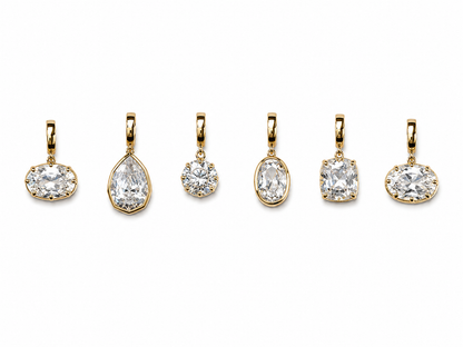 Yasel Vertical Bezel Oval Pendant