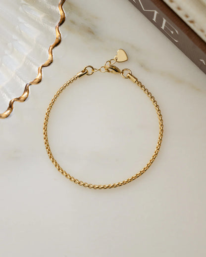 Amora Rounded Box Chain Bracelet