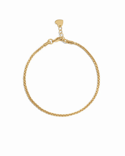 Amora Rounded Box Chain Bracelet