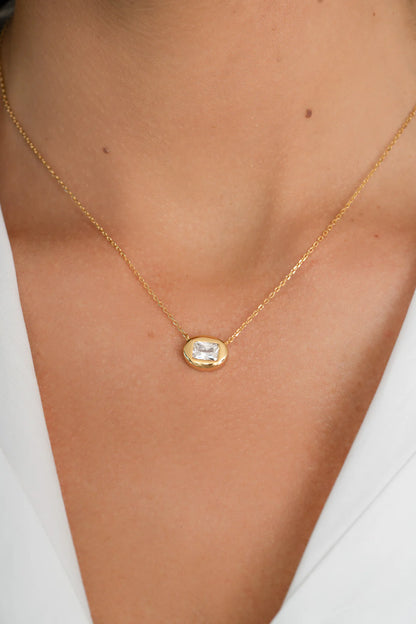 Arise Bezel Necklace