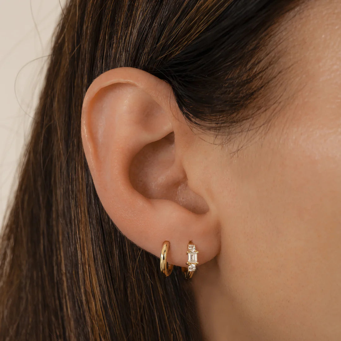 Aurelia Huggie Hoops