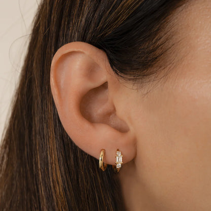 Aurelia Huggie Hoops