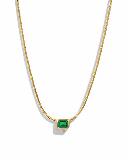 Aveline Emerald Baguette