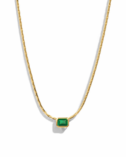 Aveline Emerald Baguette