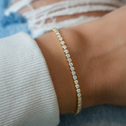 Camila 3mm Round Tennis Bracelet