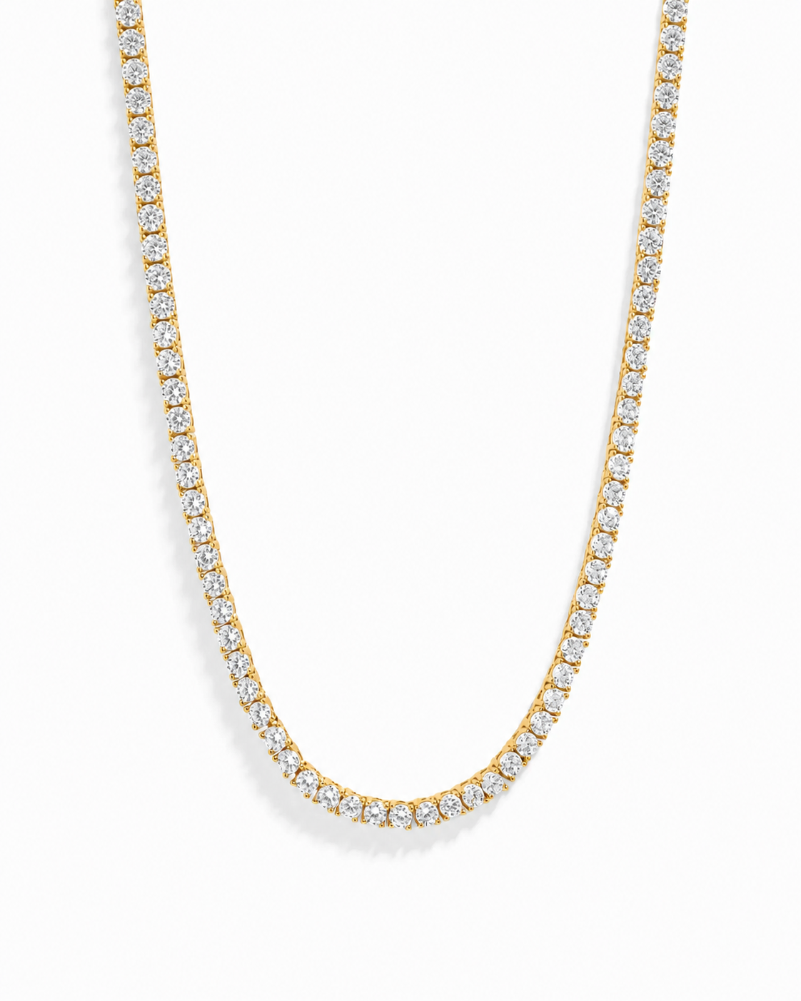 La Reina 3mm Tennis Necklace