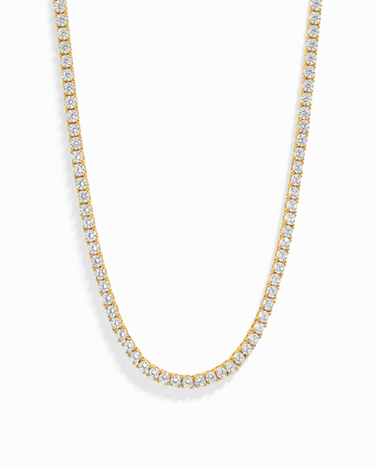La Reina 3mm Tennis Necklace
