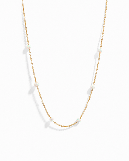 Rosavelle Opal Beaded Necklace