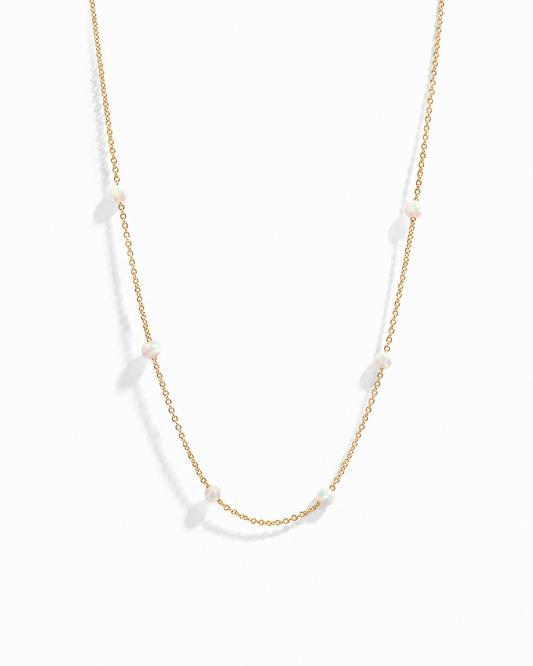 Rosavelle Opal Beaded Necklace