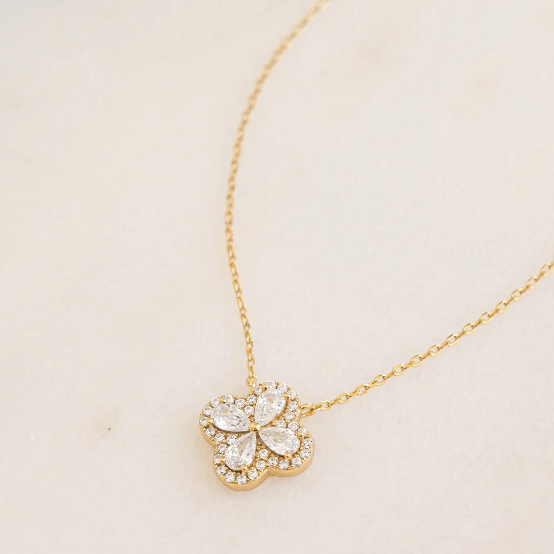 Cindy Four Leaf Clover Necklace