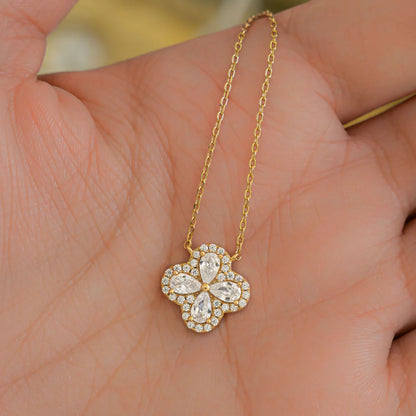 Cindy Four Leaf Clover Necklace