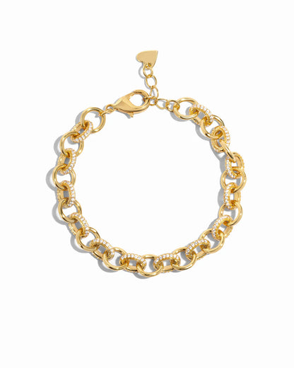 Elanora Pave Link Bracelet