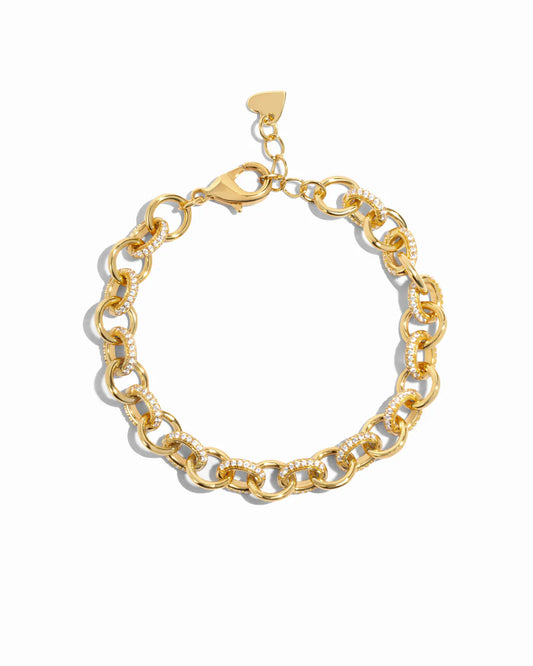 Elanora Pave Link Bracelet