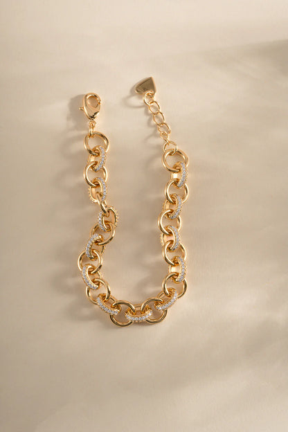 Elanora Pave Link Bracelet