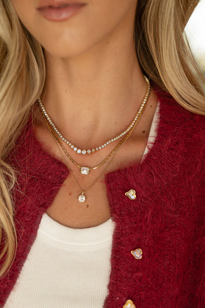 Imperia Bezel Necklace