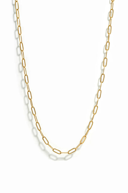 Isabella Small Paperclip Necklace