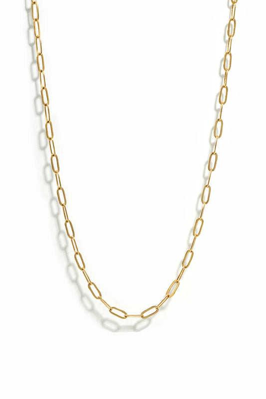 Isabella Small Paperclip Necklace
