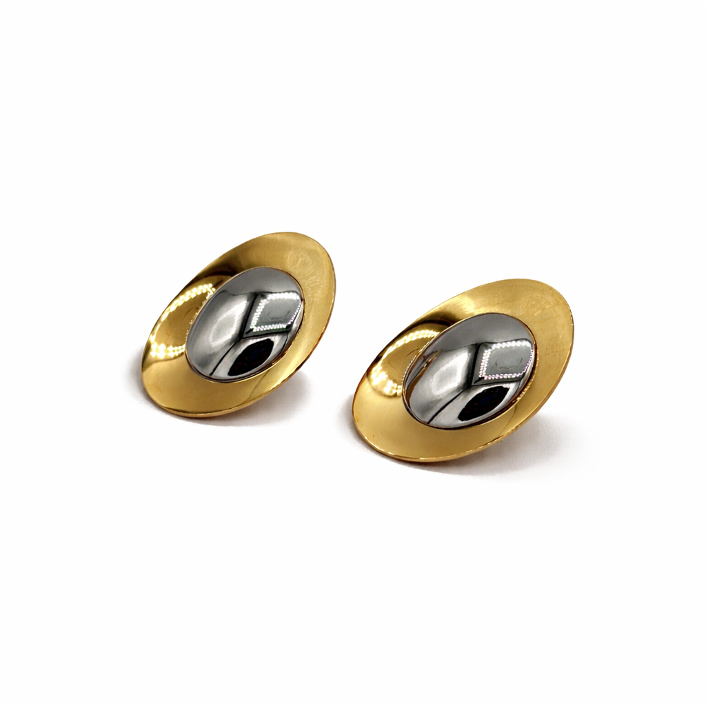 Pierina Two Tone Earrings