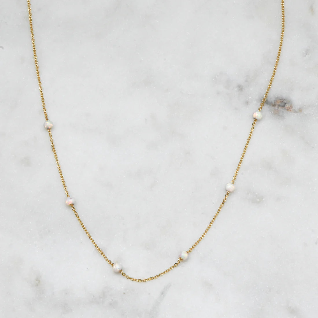 Rosavelle Opal Beaded Necklace