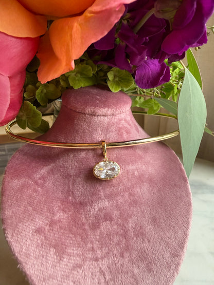 Rafy Small Oval Pendant