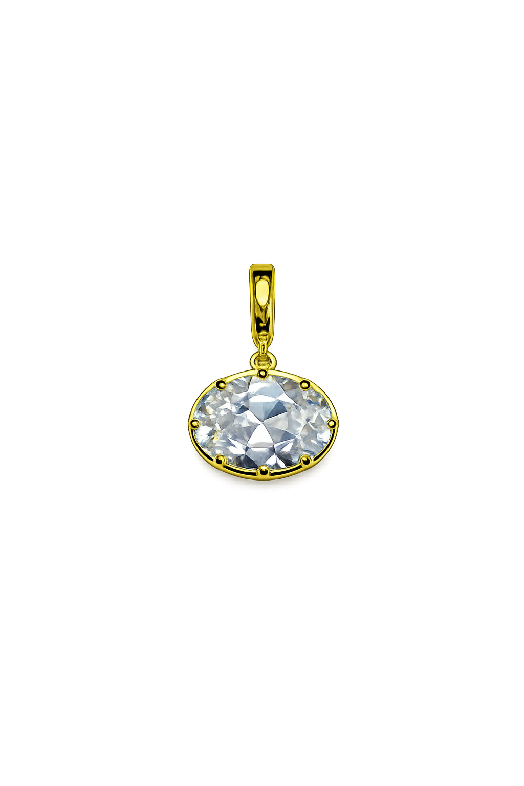 Rafy Small Oval Pendant