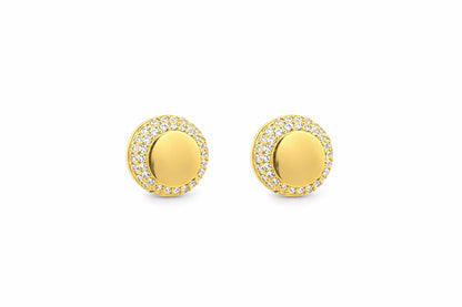 Valerie Boarded Pave Studs